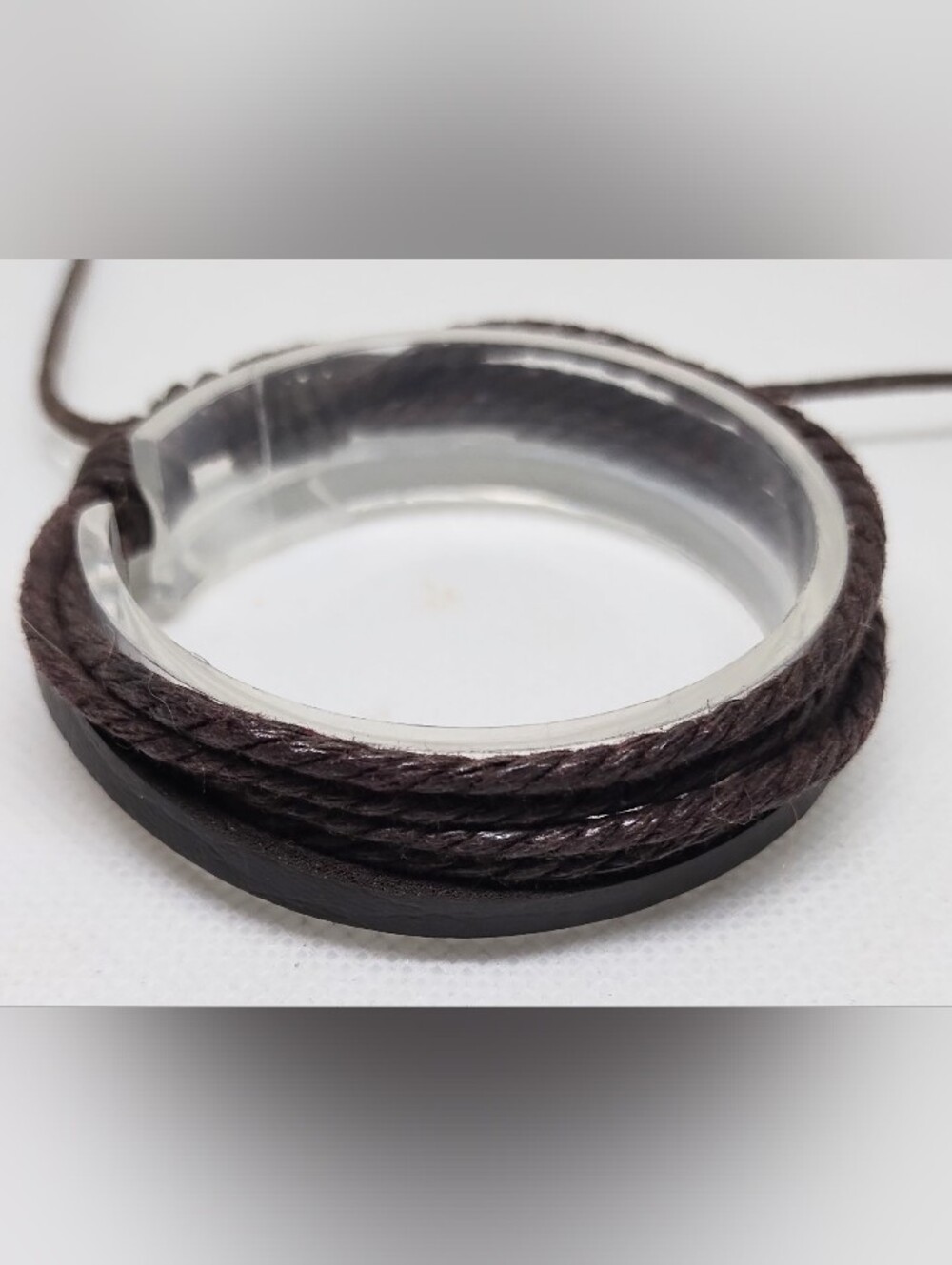 Men's Bracelet Leather Braided Layeredโ Brown New Jewelry G15
